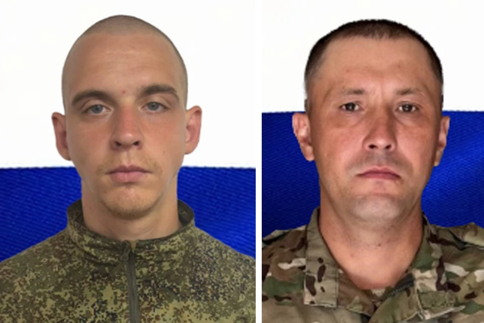 Рядовой Владимир Климов и Сержант Виталий Трегубов