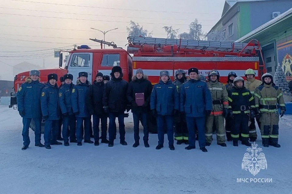 В Якутии поздравили добровольные пожарные команды. Фото: МЧС Якутии