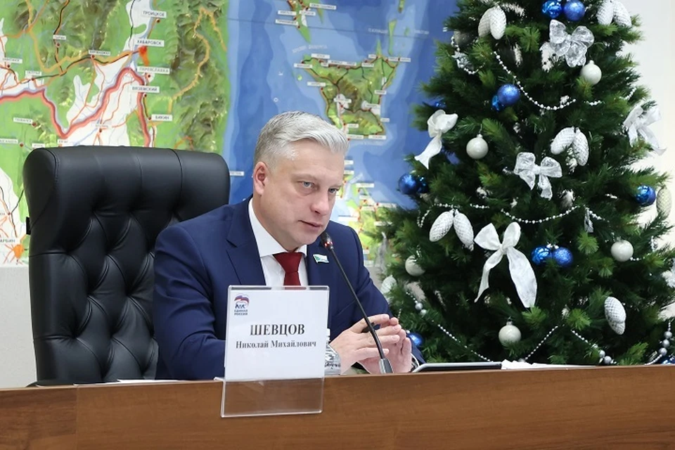 Состоялась пресс-конференция председателя Законодательной думы Хабаровского края Николая Шевцова