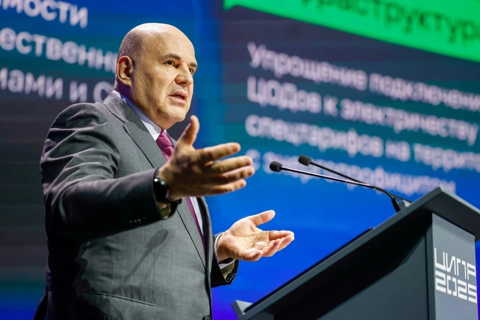 Мишустин заявил, что западные санкции не сломили экономику России. Фото: Дмитрий Астахов/POOL/ТАСС.