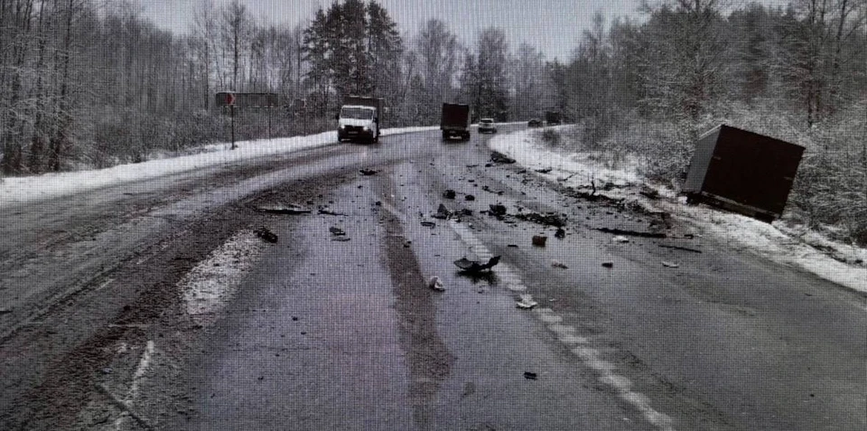 Два человека пострадали в ДТП с грузовиком на трассе под Рязанью