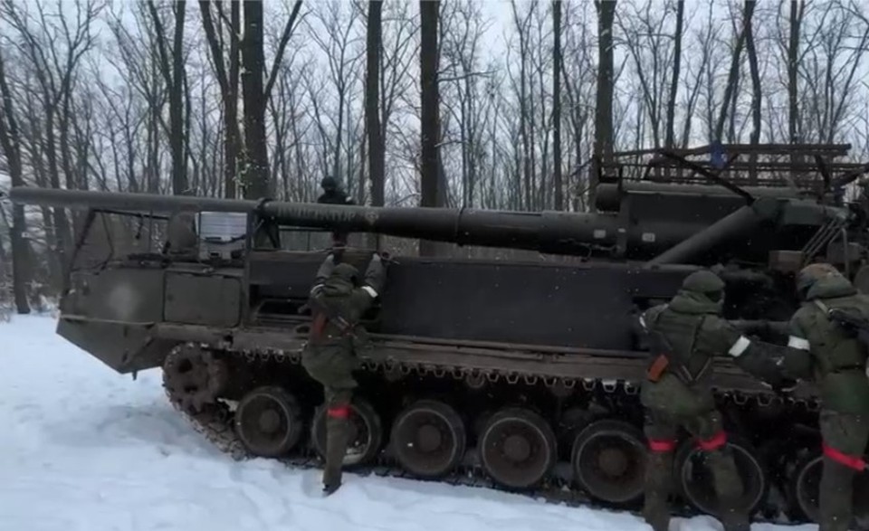 Артиллеристы группировки войск Север показали мощь огневой атаки ВС РФ