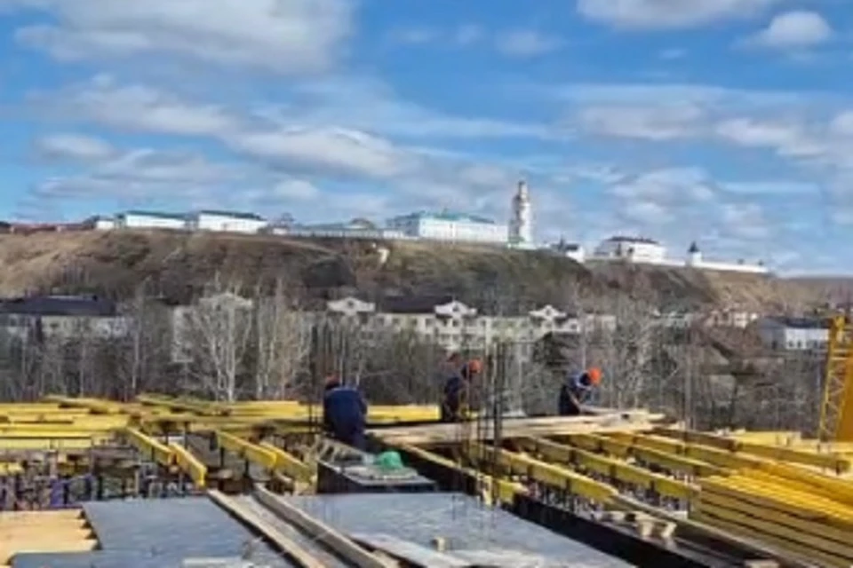 Объект возводят в районе Нижнего посада