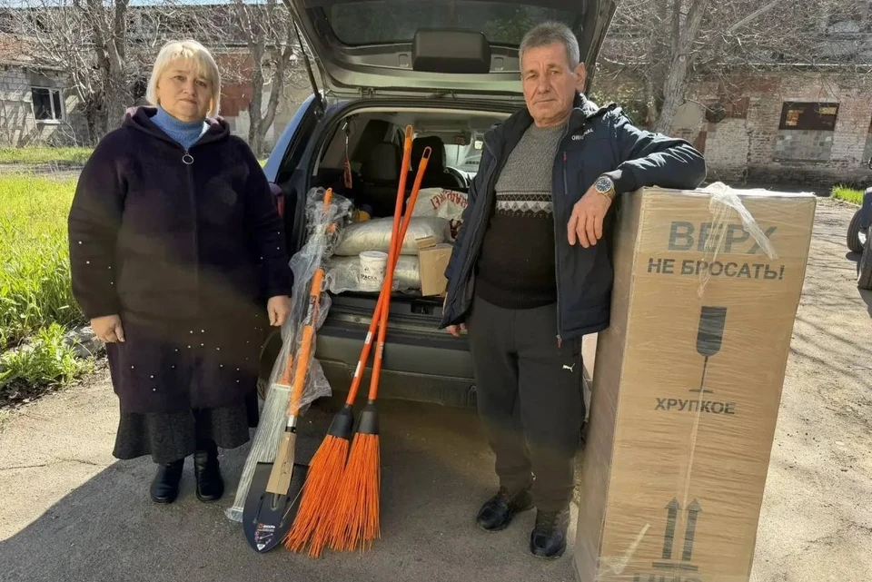 В Егоровке при поддержке шефов привели в порядок памятные места. Фото: t.me/yamalryadom