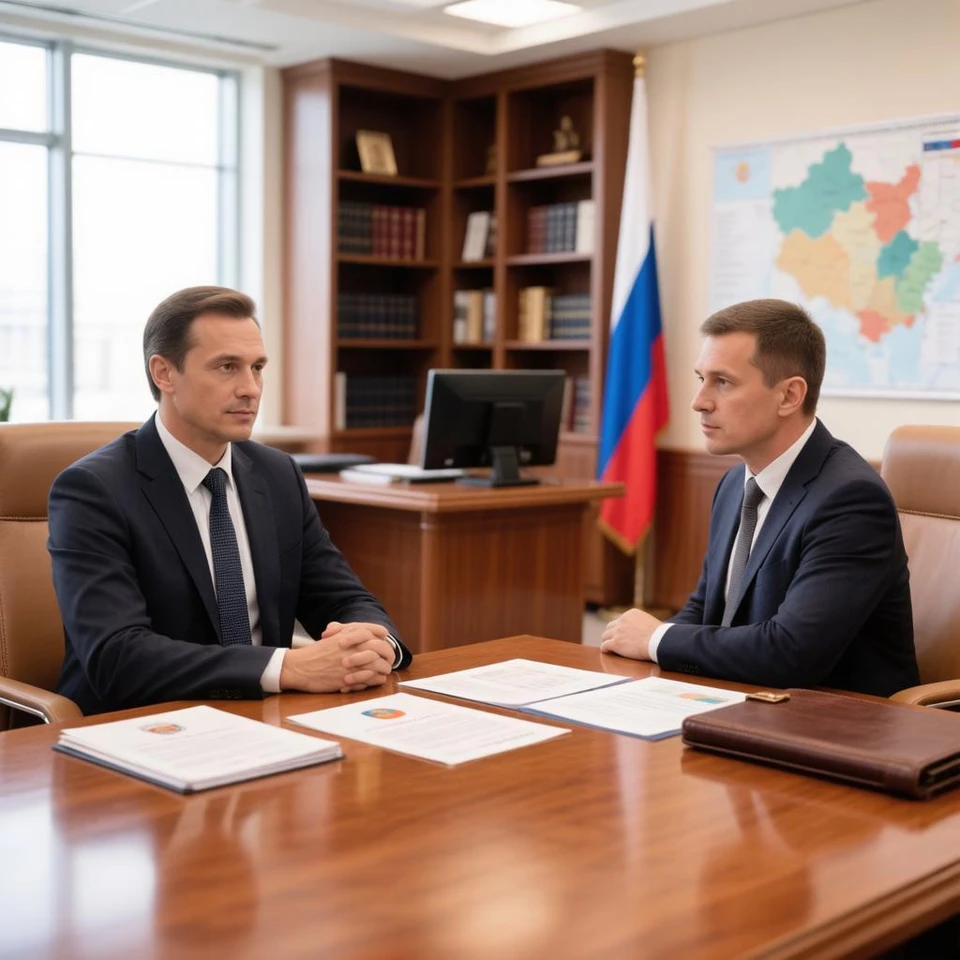 Стороны договорились внедрить технологию процессной аналитики от Сбера в систему управления регионом. Фото: сгенерировано ИИ-помощником ГигаЧат Бизнес