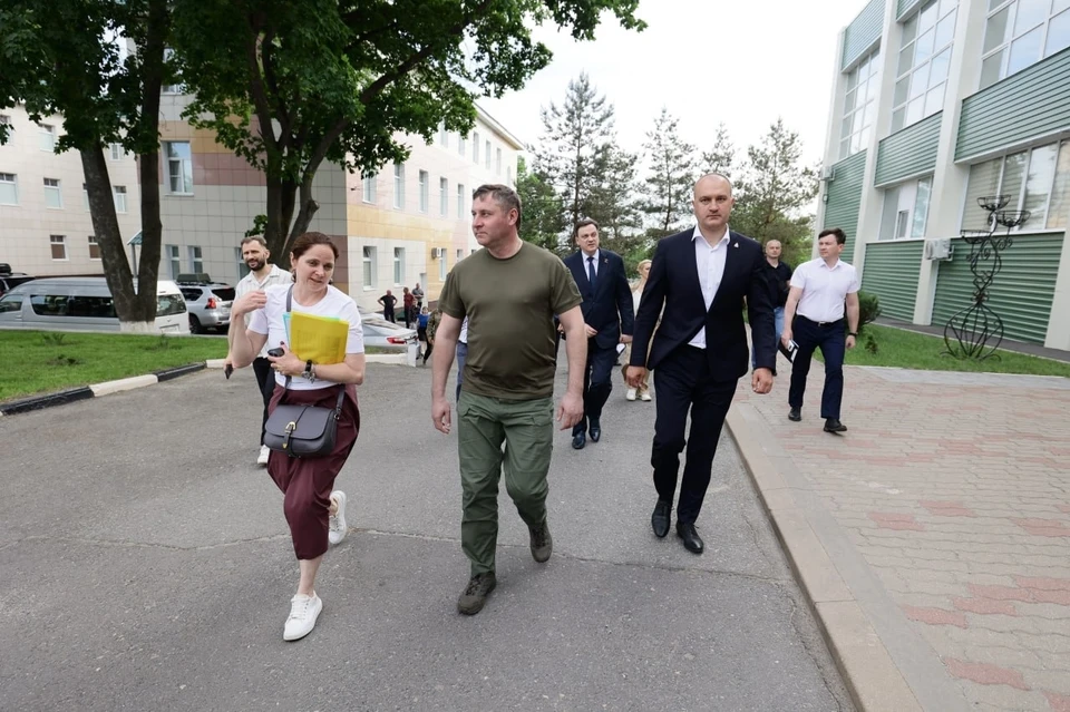 Врио губернатора Белгородской области проверил ключевые площадки в Губкине