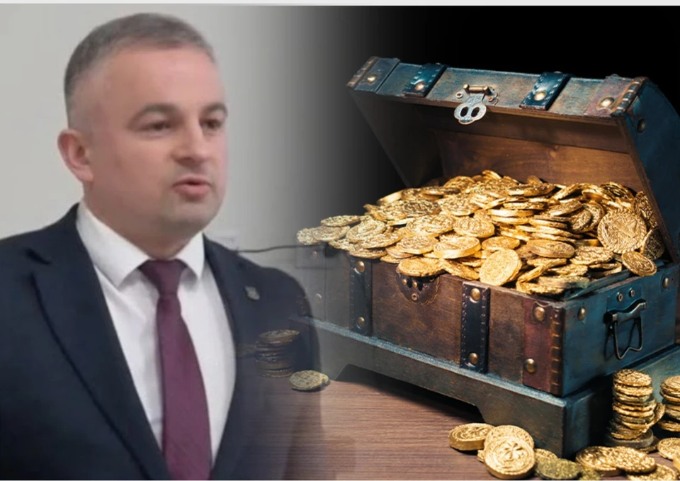 Комиссия по веттингу поверила, что генпрокурор Александр Макидон нашел родительский клад - 75 тысяч евро. Коллаж КП