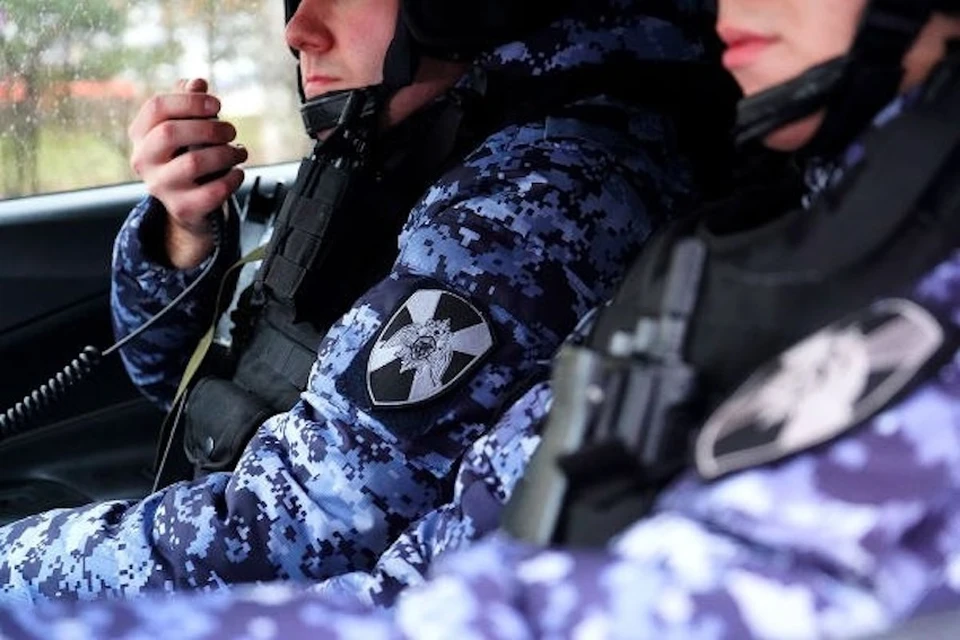 Пьяный мужчина грозился выбросить жену и ребенка из окна в Подмосковье. Фото: пресс-служба ГУ Росгвардии