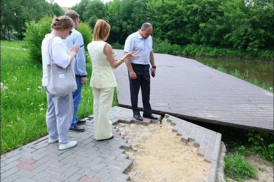 В Рязани зафиксировали недочеты в благоустройстве парка. Фото: Администрация города Рязани.