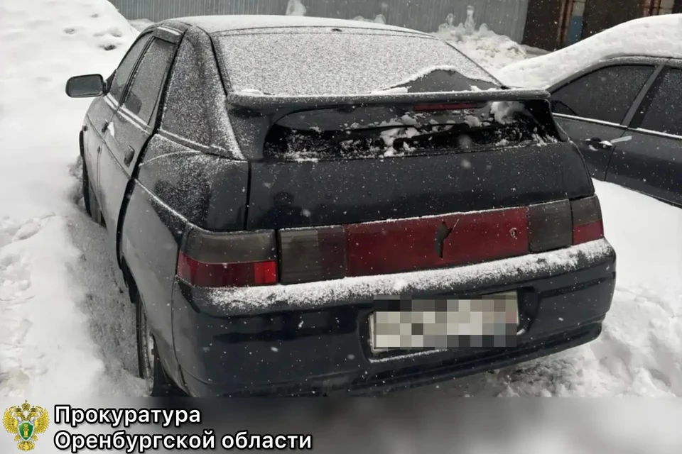 Автомобиль нарушительницы конфисковал в пользу государства. Фото: прокуратура Оренбуржья
