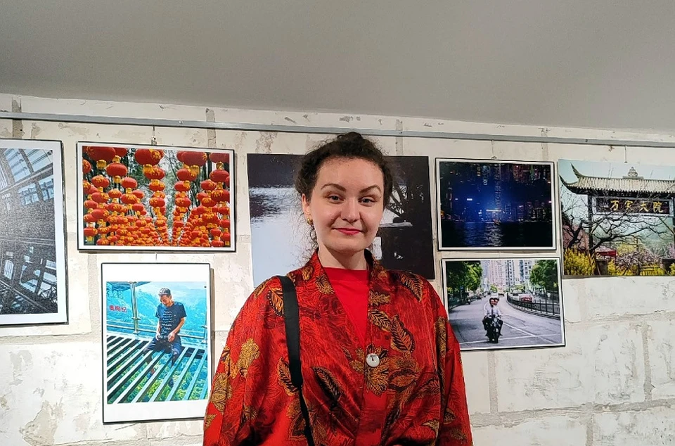 Путешествия Анны в Китай трансформировались в фотовыставку.