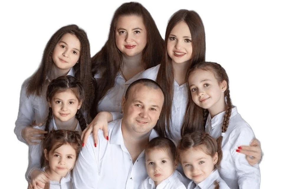 В семье Стаймаковых из Томска – семеро детей. Фото: Анна Стаймакова