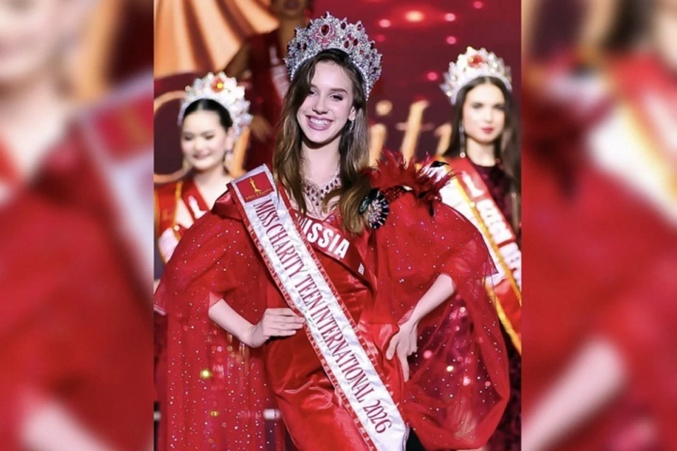 13-летняя Агата Колесникова выиграла конкурс красоты на Филиппинах. Фото предоставлено Юлией Павликовой