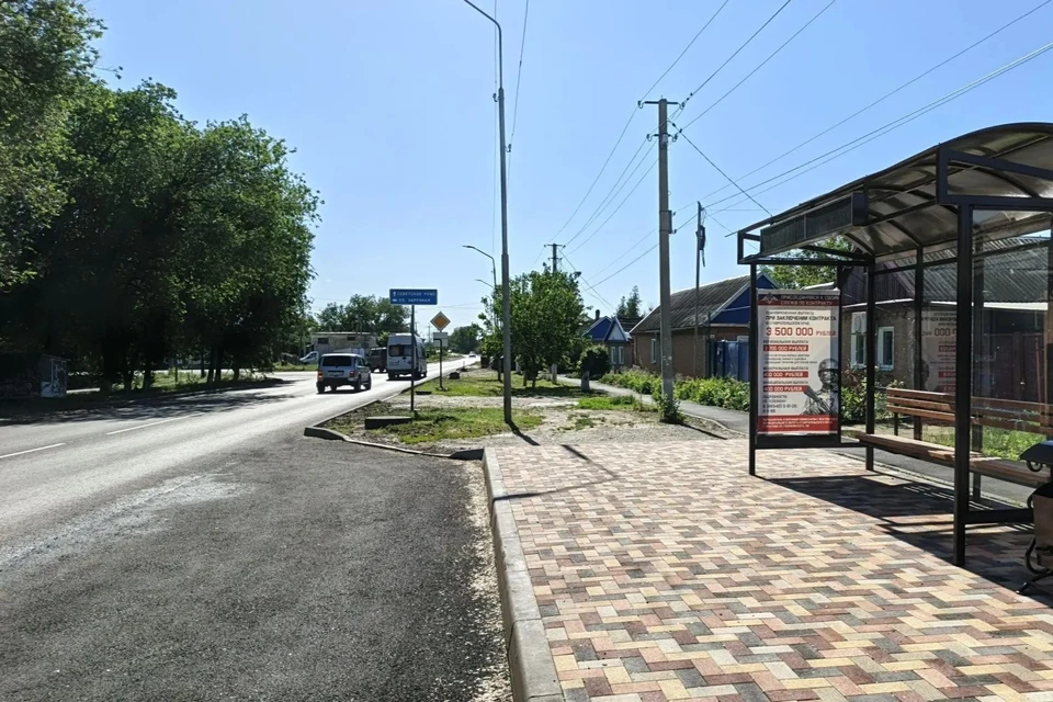 Дорогу к школе и детскому саду обновили в Ипатово на Ставрополье. Фото: администрация Ипатовского округа