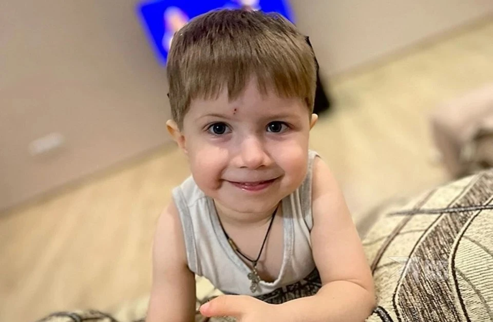 На фото потерпевший — 3-летний Кирилл. Фото предоставлено отцом героя публикации