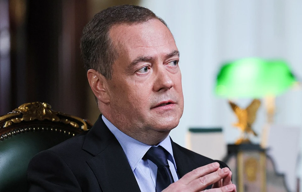 Медведев: взятие Константиновки является важным этапом в освобождении Донбасса. Фото: Екатерина ШТУКИНА/POOL/ТАСС