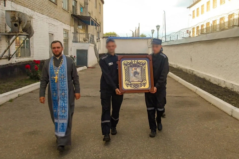 В ульяновской колонии №3 прошёл крестный ход с Жадовской иконой Божьей Матери | ФОТО: УФСИН России по Ульяновской области