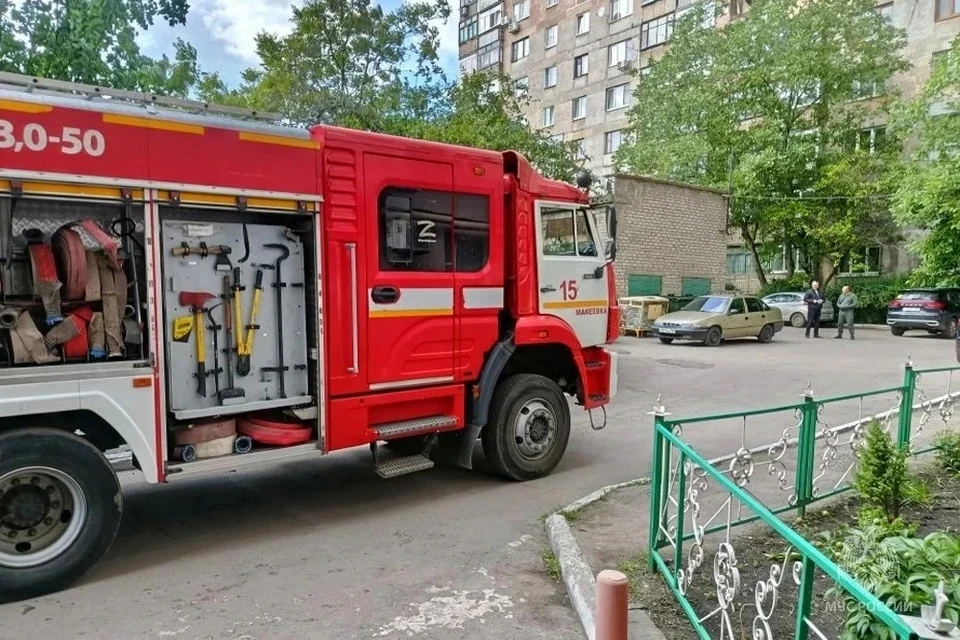 На месте происшествия работали 6 спасателей и пожарная автоцистерна МЧС России. Фото (архив): МЧС по ДНР