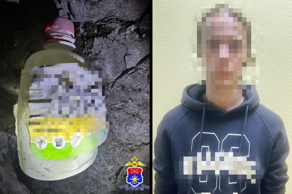 Подростка задержали и доставили в полицейский участок. Фото: УТ МВД России по Санкт-Петербургу и Ленобласти