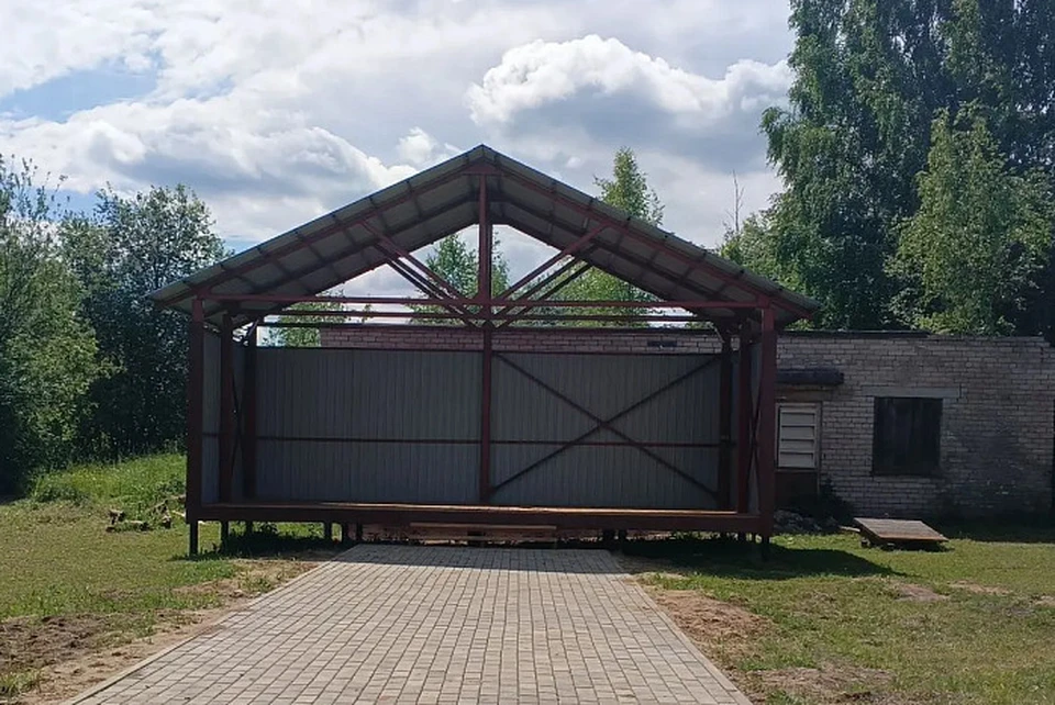 В селе Косино Верхошижемского района появилось новое место досуга.