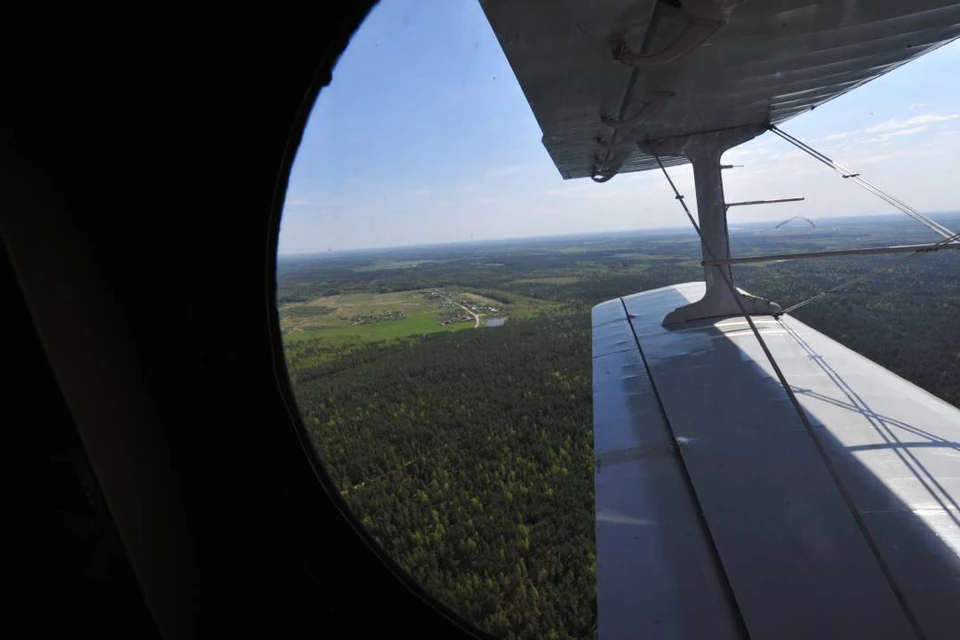 Самолет «Cessna 182» участвовал в мониторинге пожарной обстановки