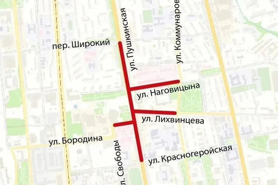 В субботу перекроют сразу несколько улиц