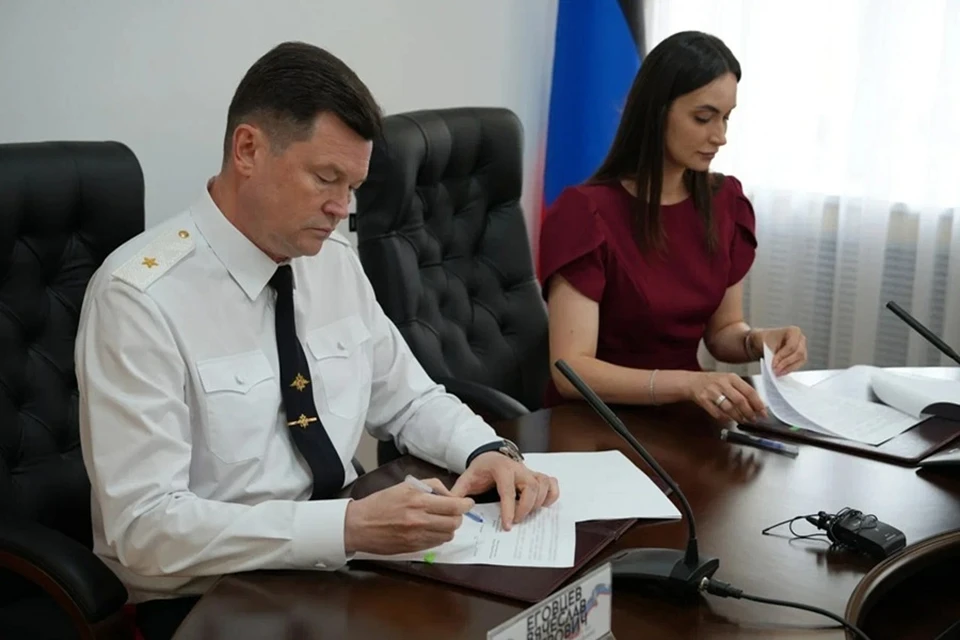 Соглашение о сотрудничестве подписали МВД ДНР и Уполномоченный по правам ребенка. Фото: МВД по ДНР