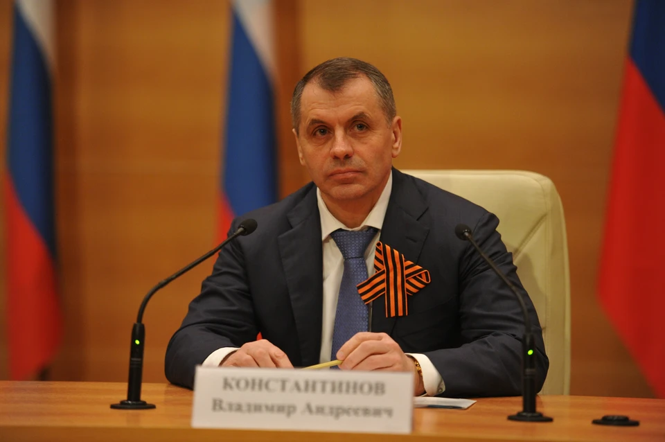 Глава крымского парламента Владимир Константинов