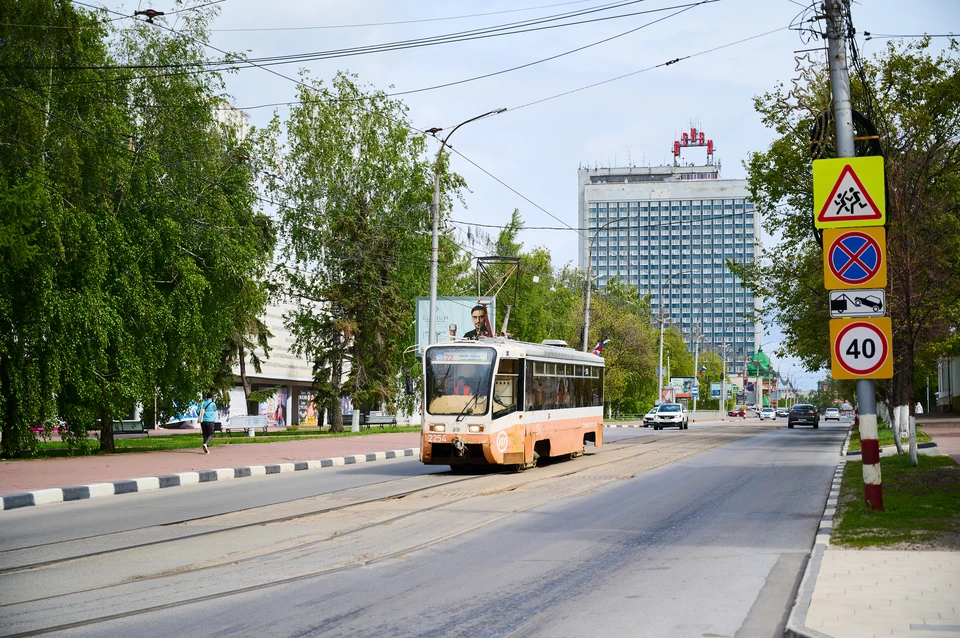 В Ульяновске 17 августа по улице Спасской пустят трамваи
