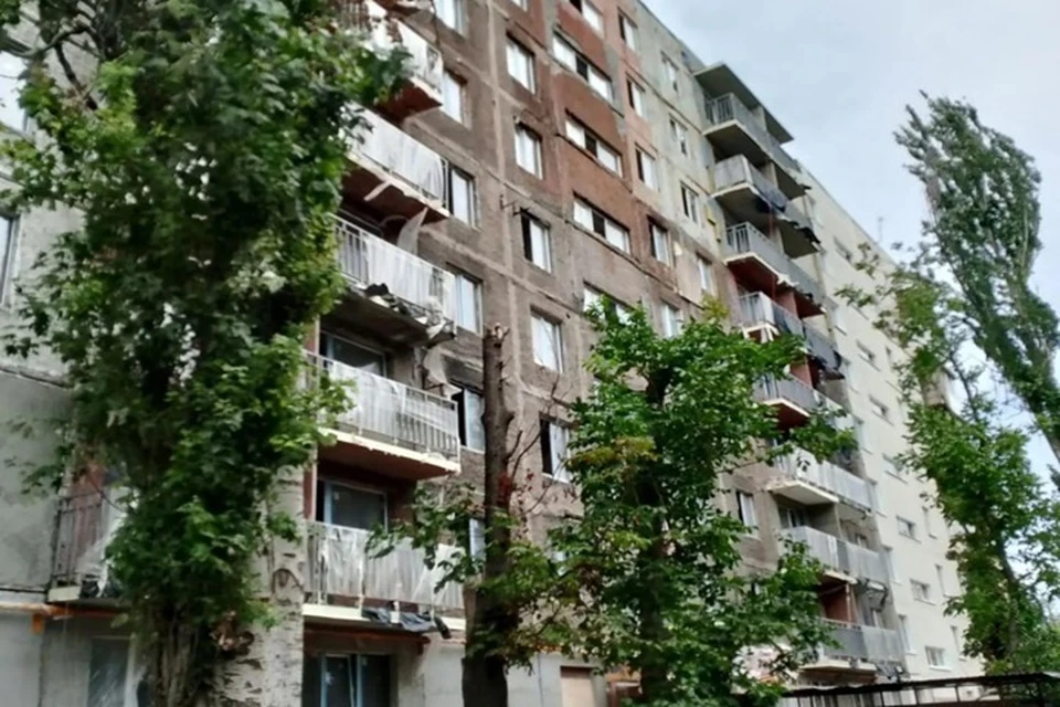 В Мариуполе восстанавливают дом на улице 50 лет СССР. Фото: ФАУ «РосКапСтрой»