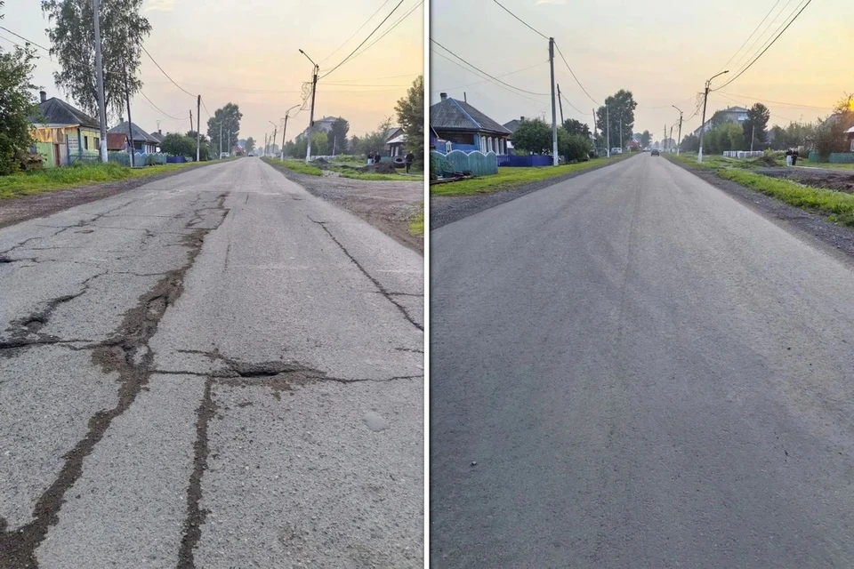 В Красноярском крае дорога растаяла вместе со снегом. Фото: прокуратура