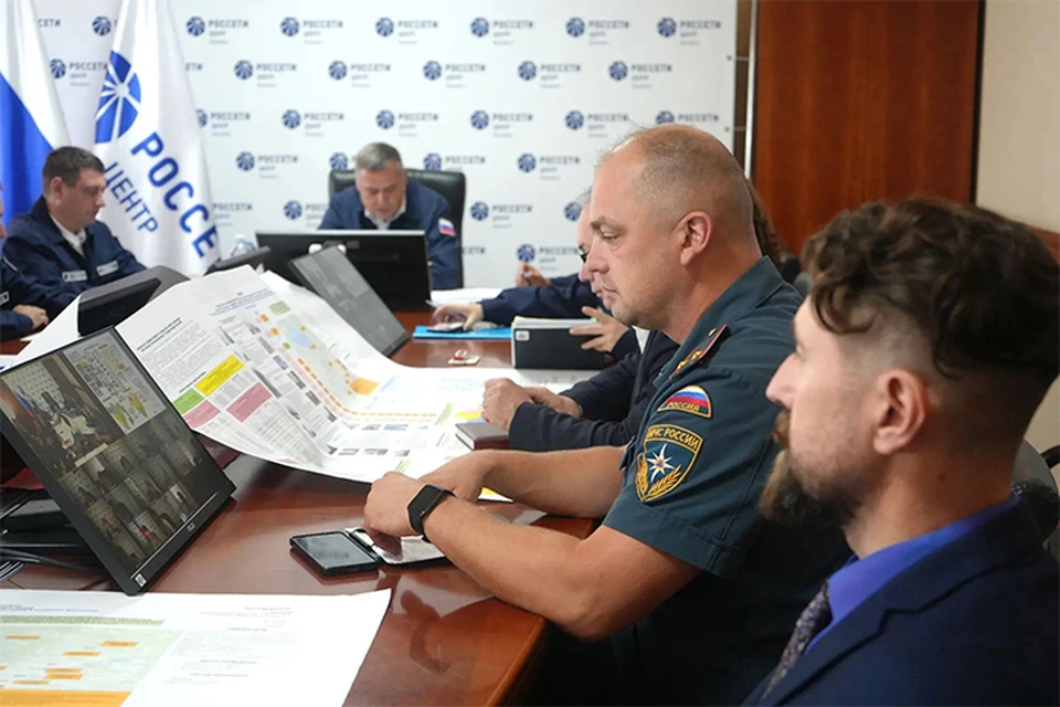 Подпись к фото: В «Ярэнерго» прошли командно-штабные учения по подготовке электросетевого комплекса к осеннее-зимнему периоду. ФОТО: ПАО «Россети Центр» - «Ярэнерго».