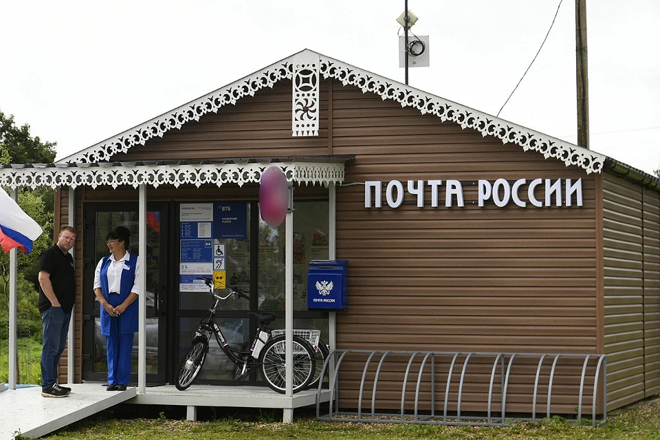 Новое здание почты в селе Кой.