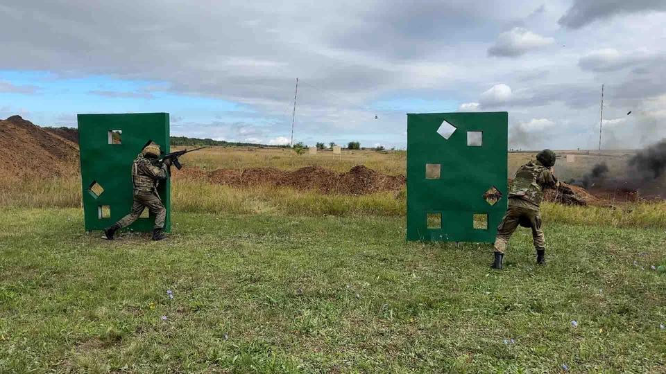 Условия были максимально приближены к боевой обстановке
