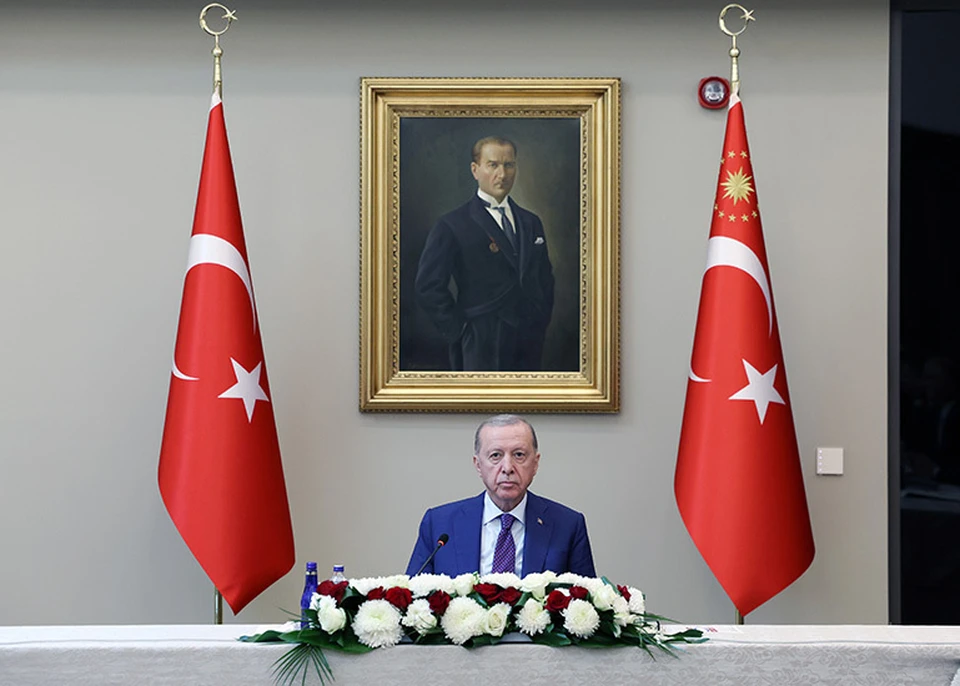 Президент Турции Реджеп Тайип Эрдоган. Фото: Turkish presidency/Keystone Press Agency/Global Look Press