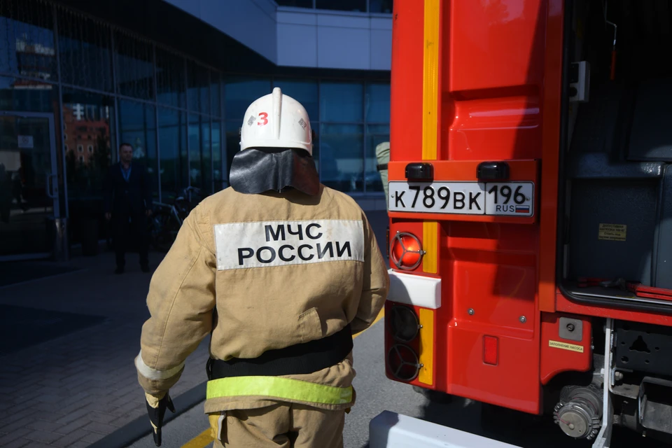 На место ЧП прибыли восемь пожарных. Архивный снимок