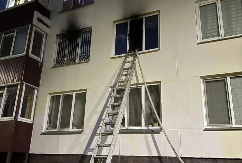 В Нижнекамске при пожаре в квартире погибла женщина. ФОТО: МЧС РТ