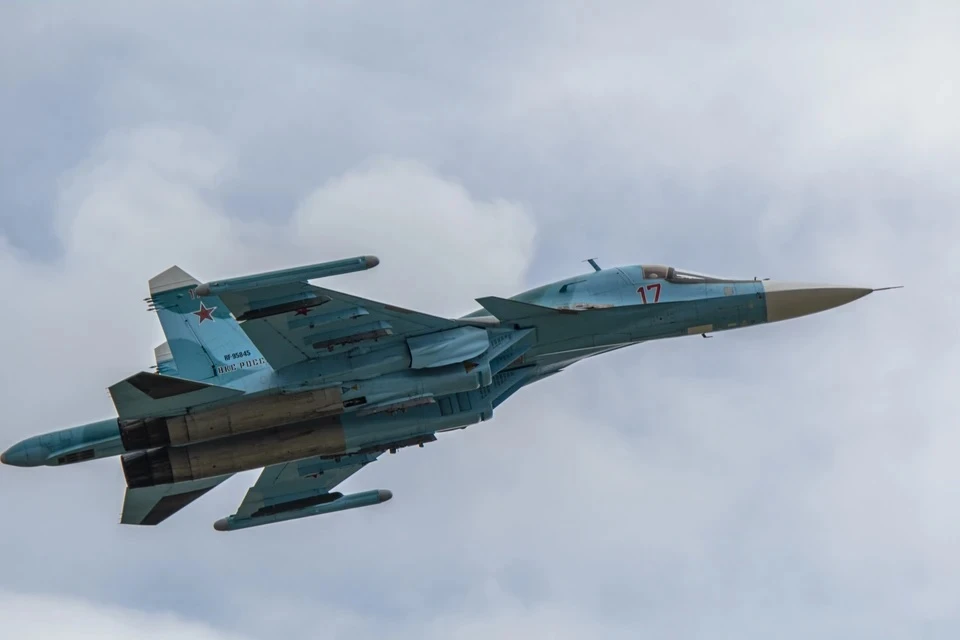Су-34 уничтожили пункты временной дислокации ВСУ в Харьковской области и ДНР
