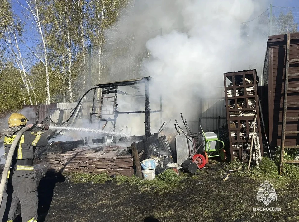 Пять пожаров за сутки в Тульской области: горели дома и квартира