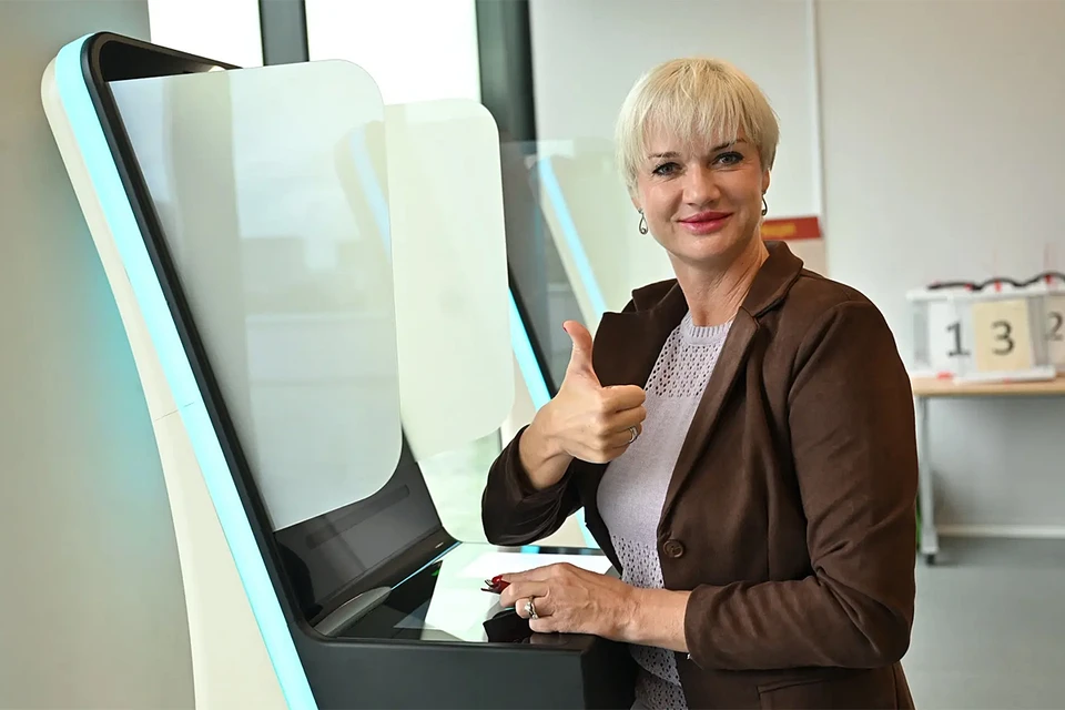 Светлана Хоркина проголосовала на выборах в Москве