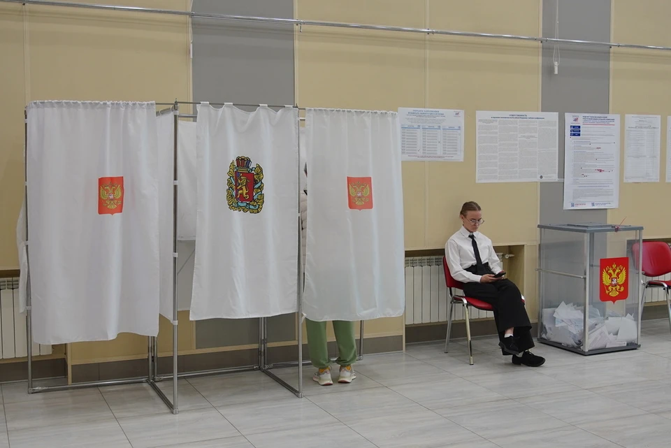 В Красноярском крае на выборы пришло меньше половины избирателей