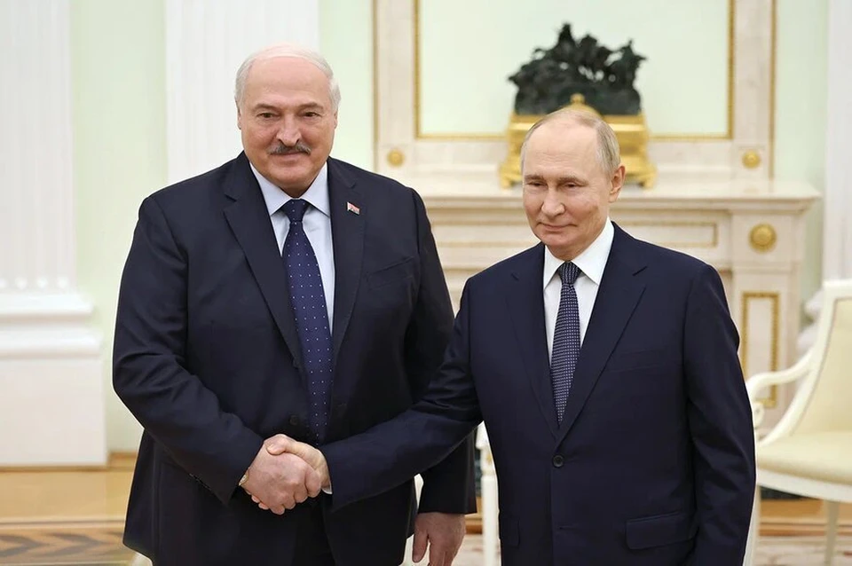 Александр Лукашенко направил поздравление Владимиру Путину. Фото: president.gov.by.