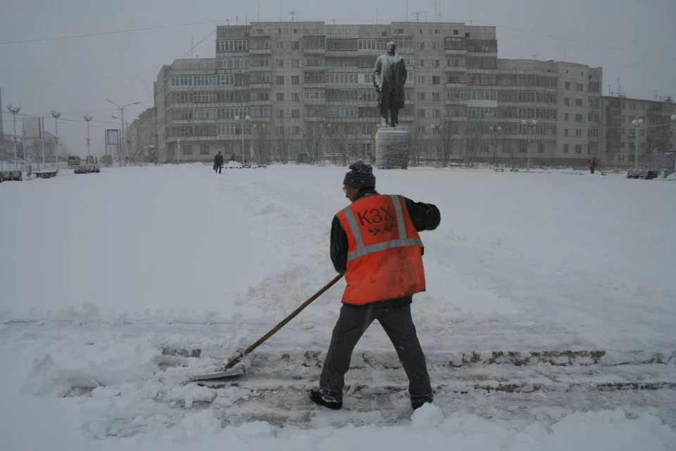 В Магаданской области к середине сентября уже лежат сугробы до 30 см. Фото: Александр Мурлин