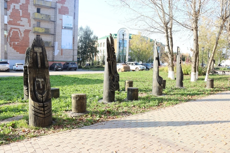 Аллея Кудым-Оша. Фото: официальная группа администрации Кудымкарского муниципального округа.
