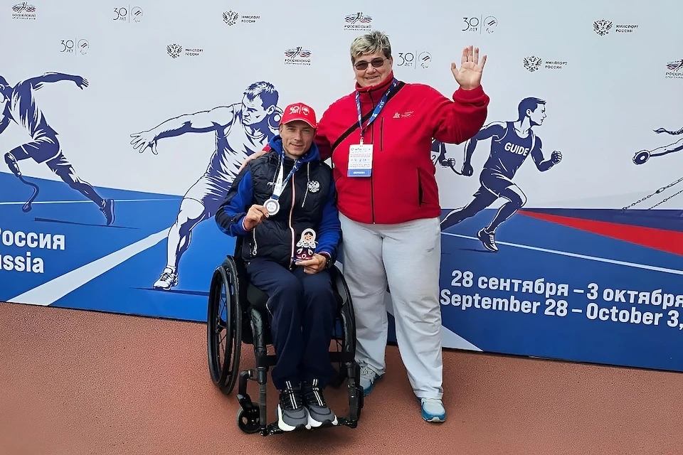 Антон Федулов толкнул ядро на 7 метров 80 сантиметров. Фото: tverisport.ru.