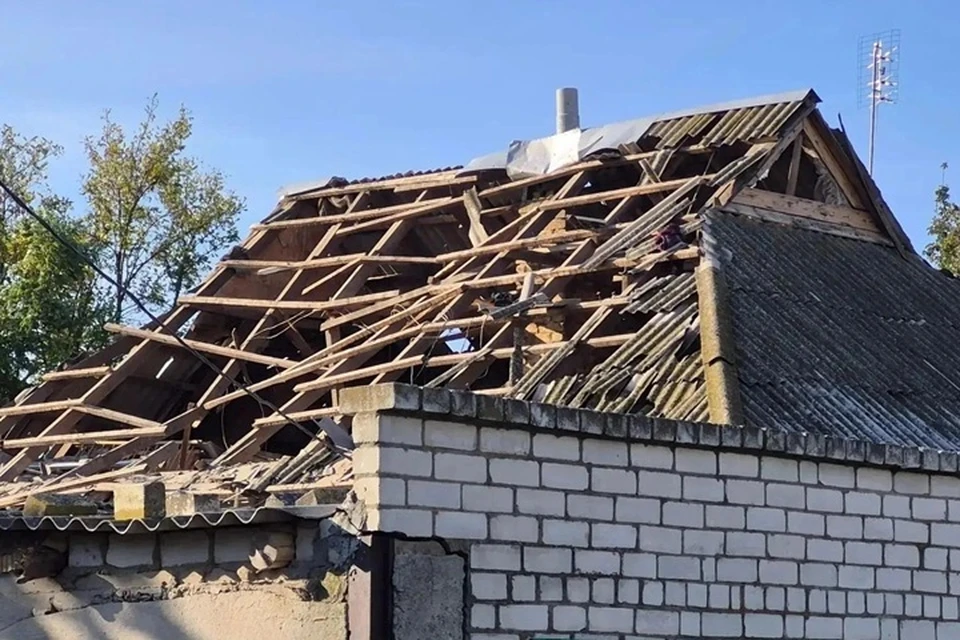 Украинские войска нанесли очередной прицельный удар по объектам гражданской инфраструктуры левобережья Днепра. Фото: MAX-канал Руслана Хоменко