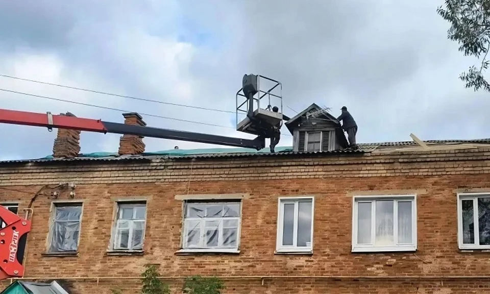 Восстановление Кубринска продолжается.