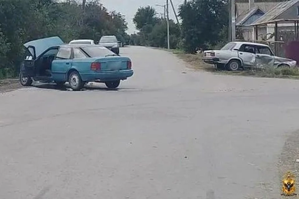 В Каланчакском округе сотрудники Госавтоинспекции выясняют причины дорожно-транспортного происшествия. Фото: ГУ МВД России по Херсонской области