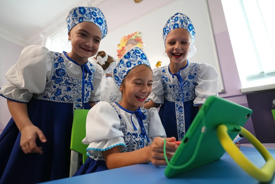 Дети уже проводят время в новом культурно-просветительском центре
