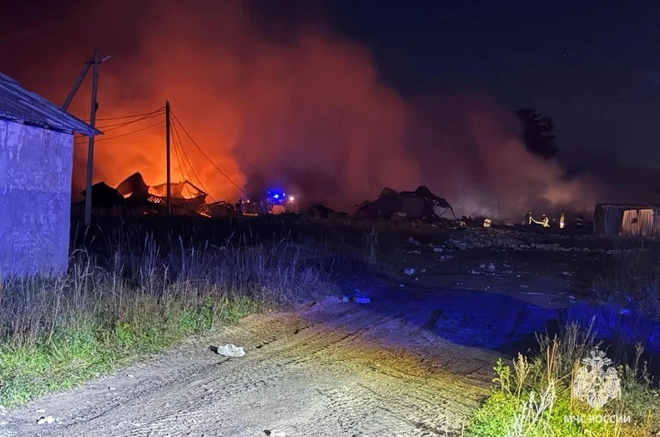 При пожаре на заводе в Кубринске погибли 14 человек.